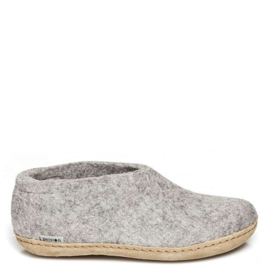 Indoor * | Glerups Shoe Leather Sole In Grey