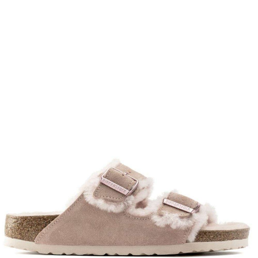 Indoor * | Birkenstock Women'S Arizona Shearling In Light Rose