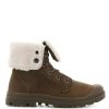 Lace-Up Boots * | Palladium Men'S Baggy Leather Ess Wps In Beeswax Brown