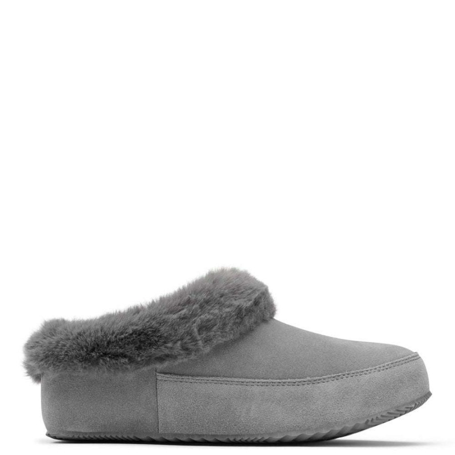 Indoor * | Sorel Women'S Sorel Go Coffee Run Slipper In Quarry/Quarry