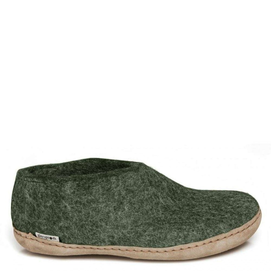 Indoor * | Glerups Shoe Leather Sole In Forest