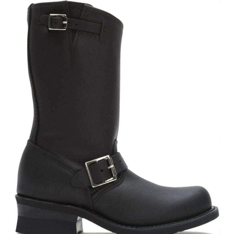 Tall Boots * | Frye Women'S Engineer 12R In Black