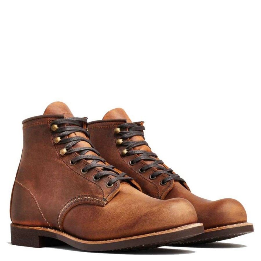 Lace-Up Boots * | Red Wing Shoes Red Wing Men'S Blacksmith 3343 In Copper Rough & Tough