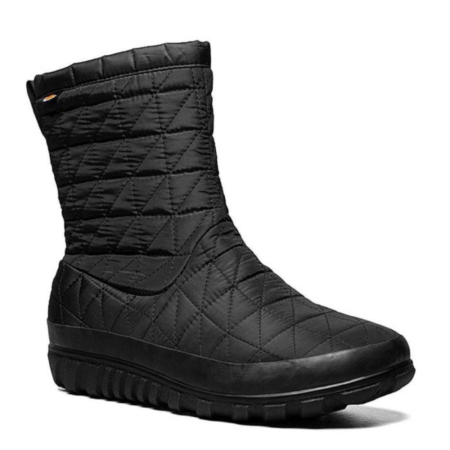 Winter Boots * | Bogs Women'S Snowday Ii Mid Winter Boots In Black