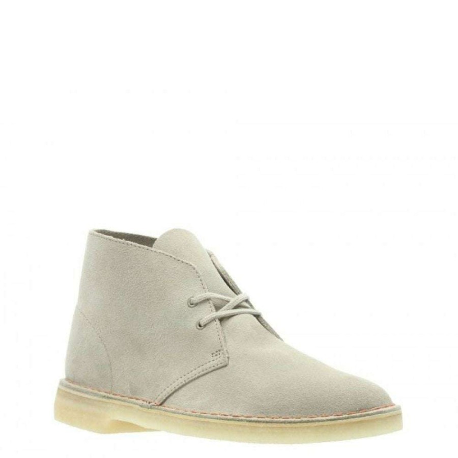 Lace-Up Boots * | Clarks Men'S Desert Boot In Sand Suede