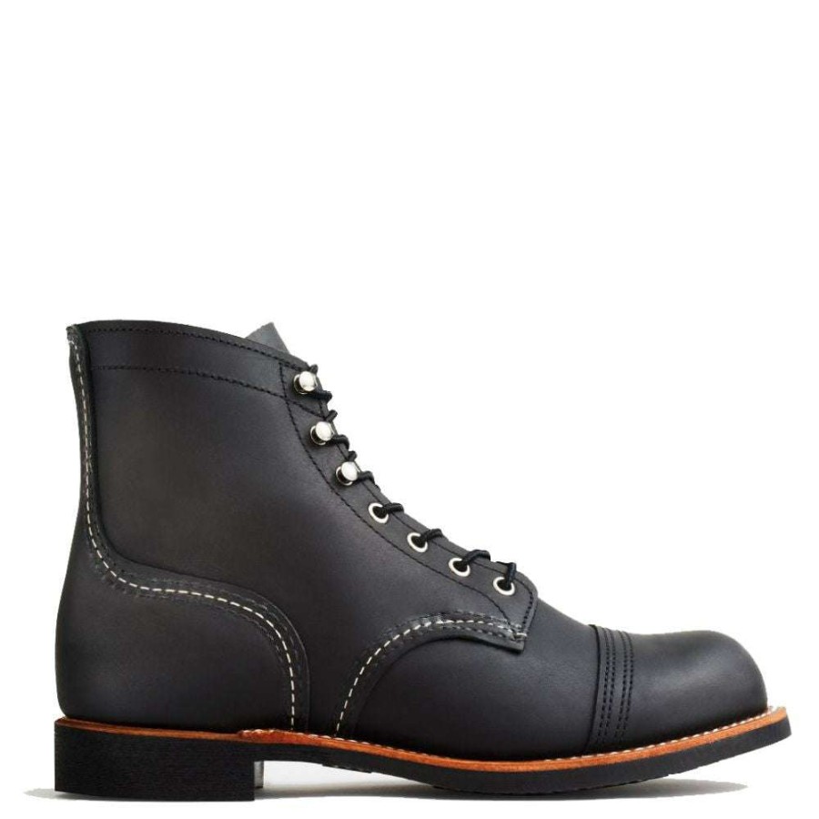 Lace-Up Boots * | Red Wing Shoes Red Wing Men'S Iron Ranger 8084 In Black