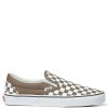 Slip-Ons * | Vans Checkerboard Classic Slip-On In Walnut