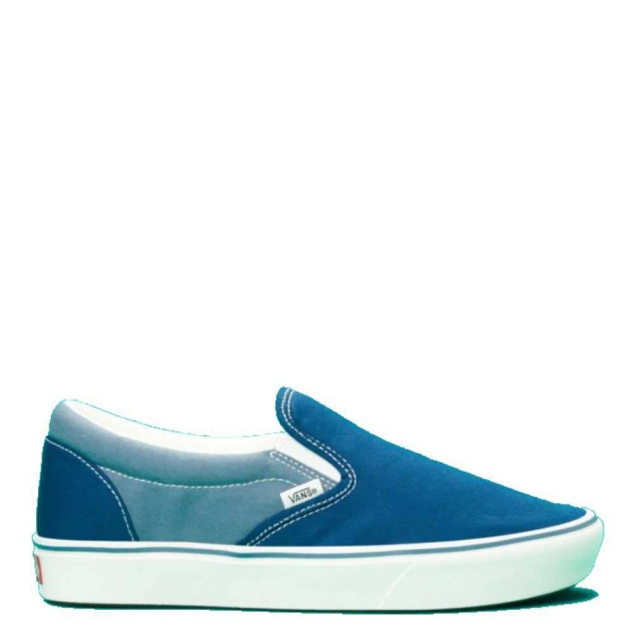 Slip-Ons * | Vans Tri-Tone Comfycush Slip-On In True Blue/Midlight Blue