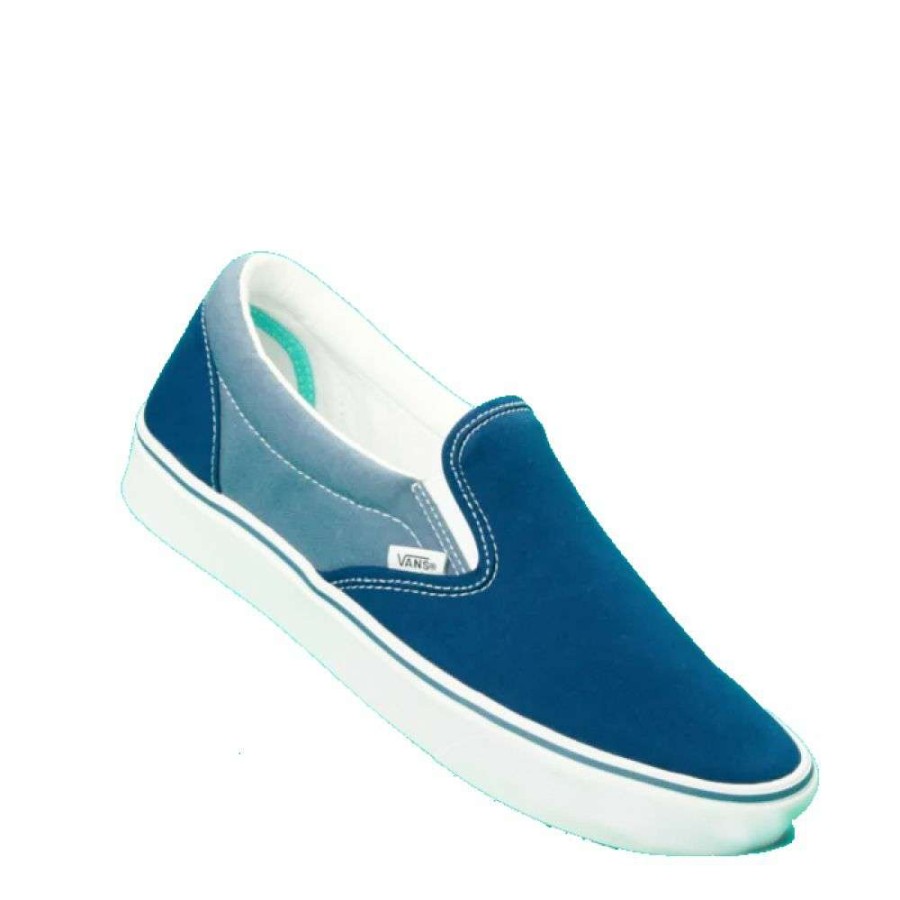 Slip-Ons * | Vans Tri-Tone Comfycush Slip-On In True Blue/Midlight Blue