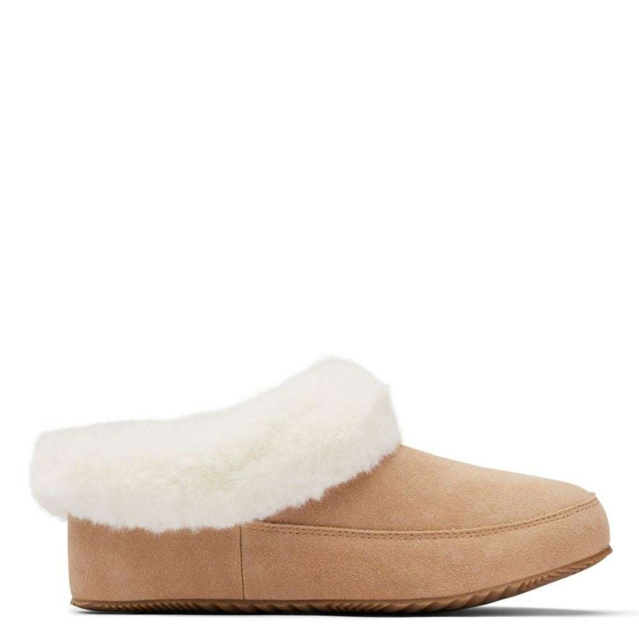 Indoor * | Sorel Women'S Sorel Go Coffee Run Slipper In Tawny Buff/Natural