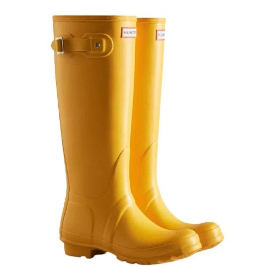 Tall Boots * | Hunter Women'S Original Tall Rain Boots In Yellow