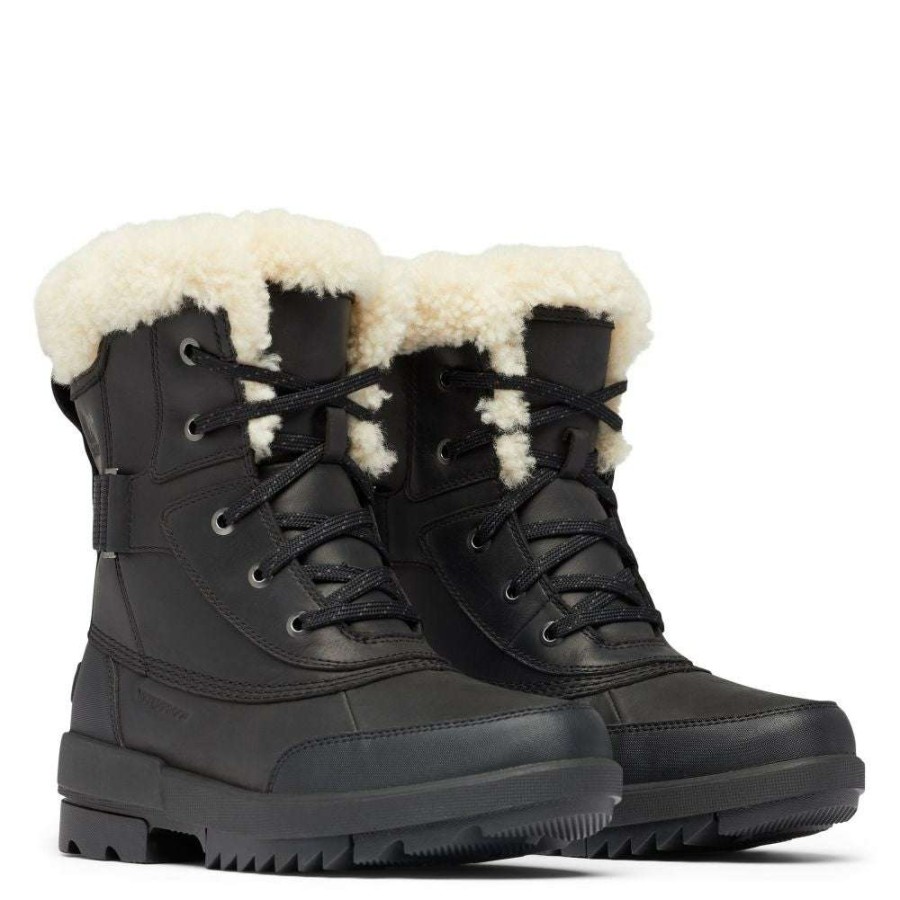 Winter Boots * | Sorel Women'S Tivoli Iv Parc Boot In Black/Sea Salt