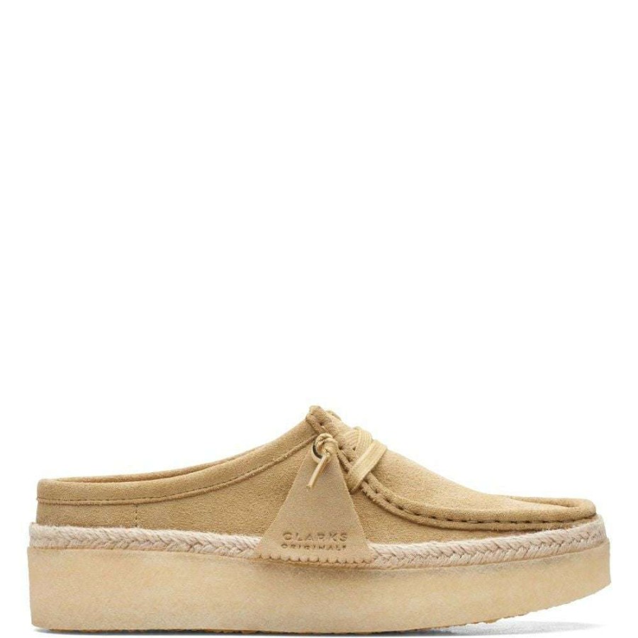 Mules & Clogs * | Clarks Women'S Wallabeecup Lo In Maple Suede