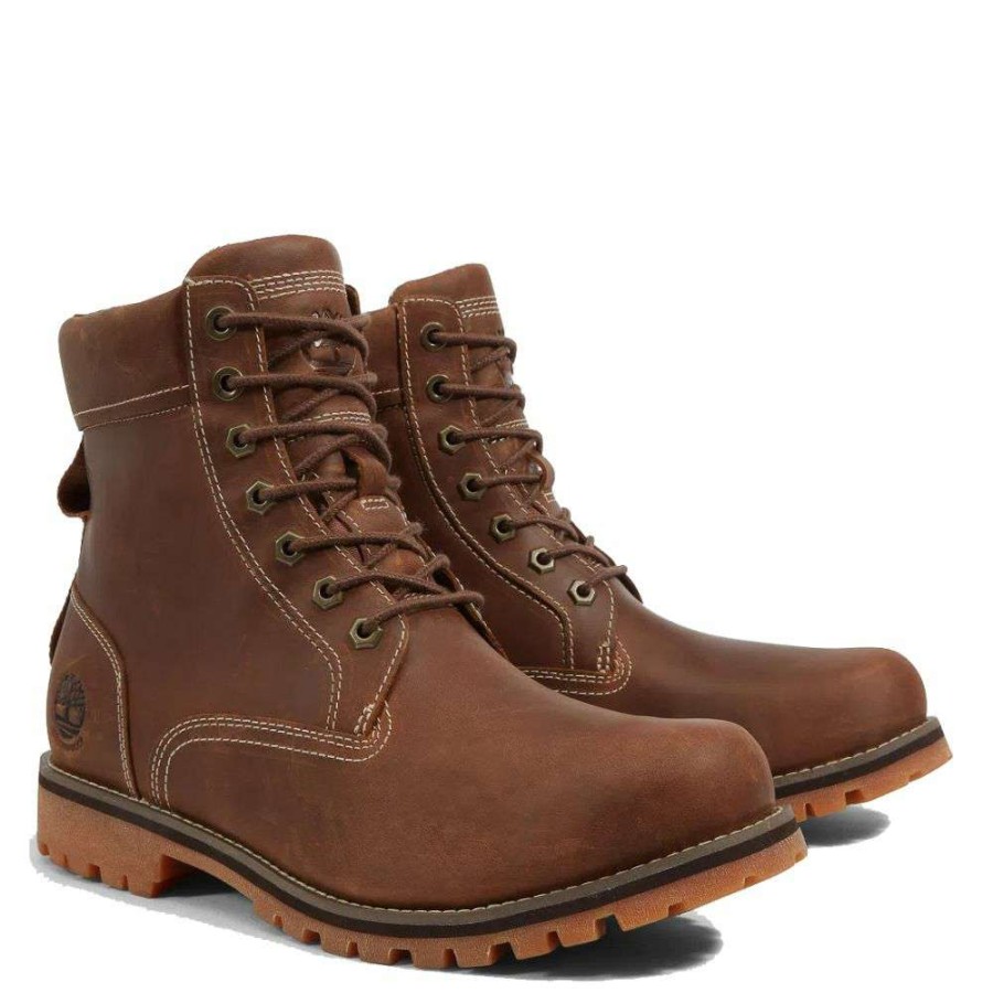 Lace-Up Boots * | Timberland Men'S 6 Inch Rugged Waterproof Ii Boot In Rust