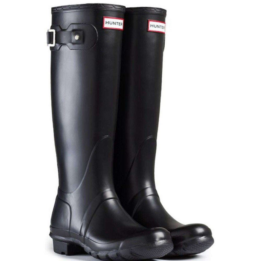 Tall Boots * | Hunter Women'S Original Tall Rain Boots In Black