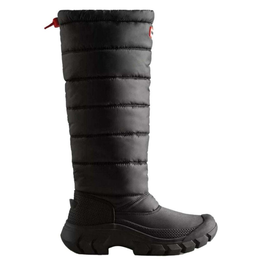 Tall Boots * | Hunter Women'S Intrepid Insulated Tall Snow Boots In Black