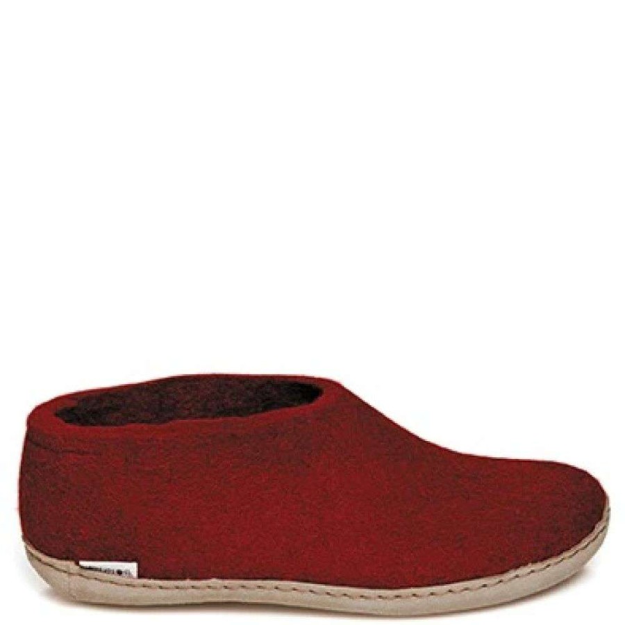 Indoor * | Glerups Shoe Leather Sole In Red