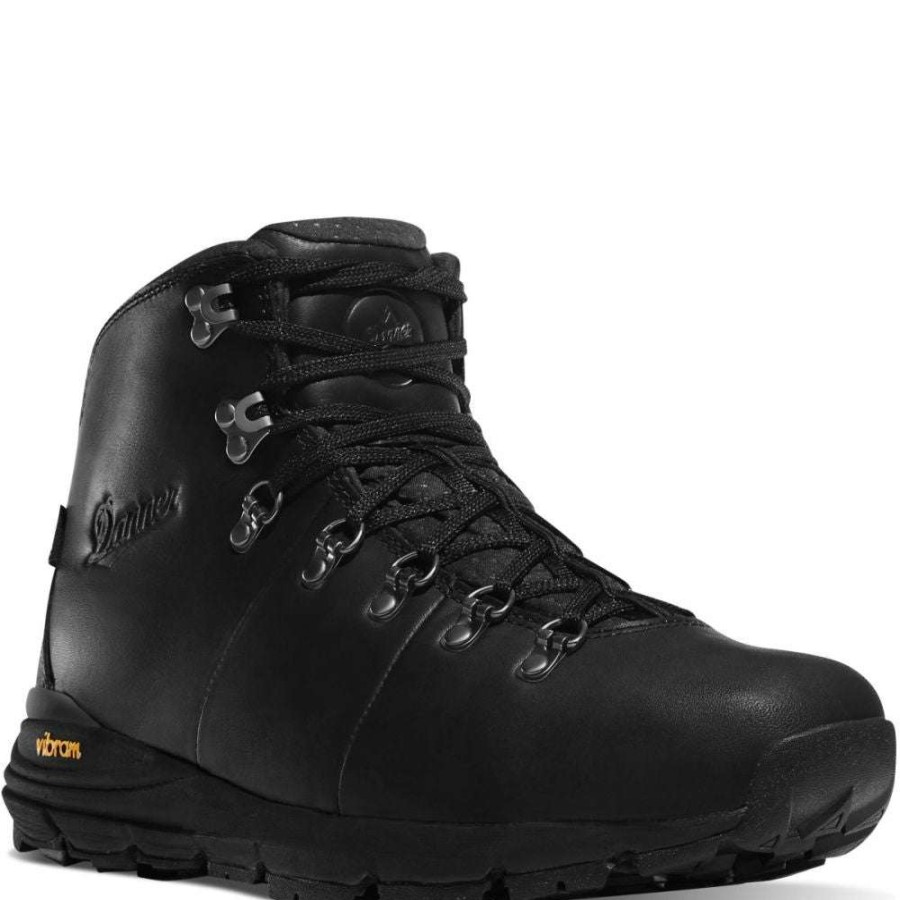 Lace-Up Boots * | Danner Men'S Mountain 600 Hiking Boots In Carbon Black Full Grain