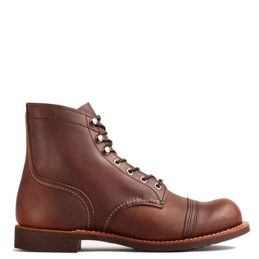 Lace-Up Boots * | Red Wing Shoes Red Wing Men'S Iron Ranger 8111 In Amber (Ee Width)