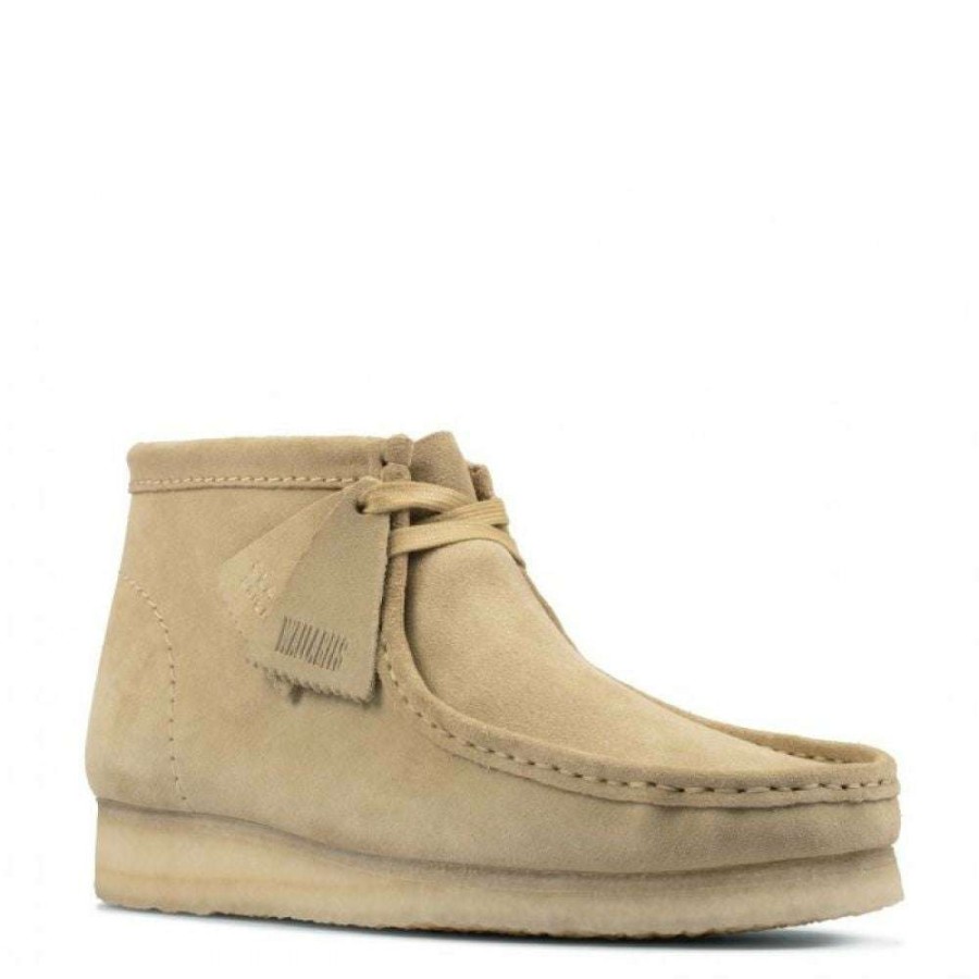 Lace-Up Boots * | Clarks Men'S Wallabee Boot In Maple Suede