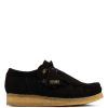 Lace-Up Boots * | Clarks Men'S Wallabee Vegan In Black