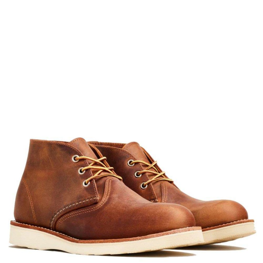 Lace-Up Boots * | Red Wing Shoes Red Wing Men'S Classic Chukka 3137 In Copper