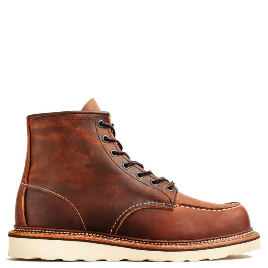 Lace-Up Boots * | Red Wing Shoes Red Wing Men'S Classic Moc 1907 In Copper Rough (Ee Width)