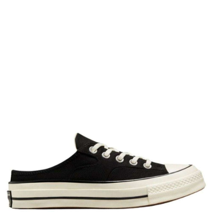 Slip-Ons * | Converse Chuck 70 Mule Recycled Canvas In Black/Black/Egret