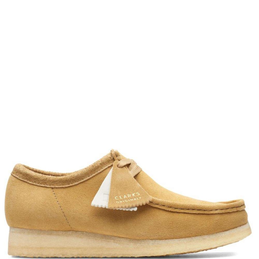 Lace-Up Boots * | Clarks Men'S Wallabee In Oakmoss Suede