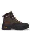 Lace-Up Boots * | Timberland Men'S Euro Hiker Shell Toe Boots In Dark Brown Nubuck