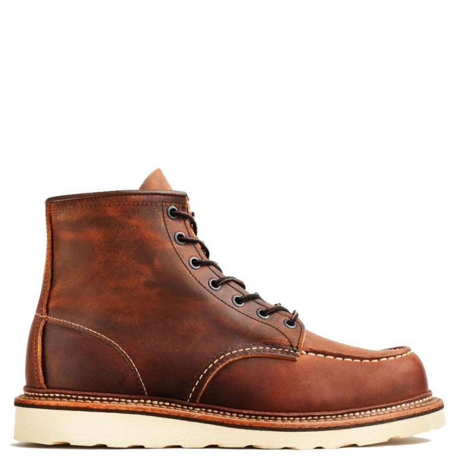 Lace-Up Boots * | Red Wing Shoes Red Wing Men'S Classic Moc 1907 In Copper Rough