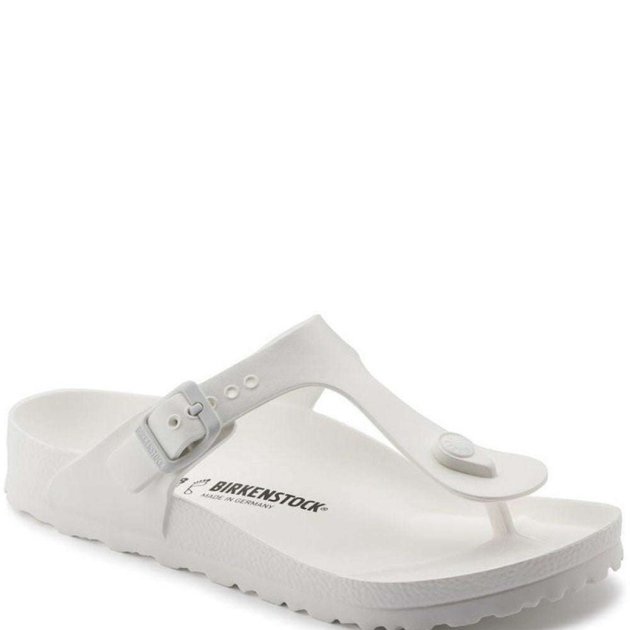 Flip-Flops * | Birkenstock Women'S Gizeh Eva In White