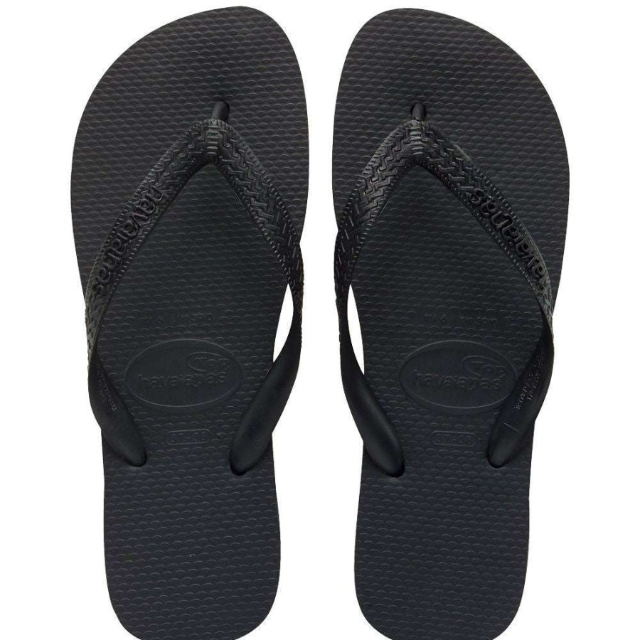 Flip-Flops * | Havaianas Women'S Top Flip Flop In Black