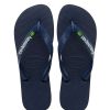 Flip-Flops * | Havaianas Men'S Brazil Flip Flop In Navy