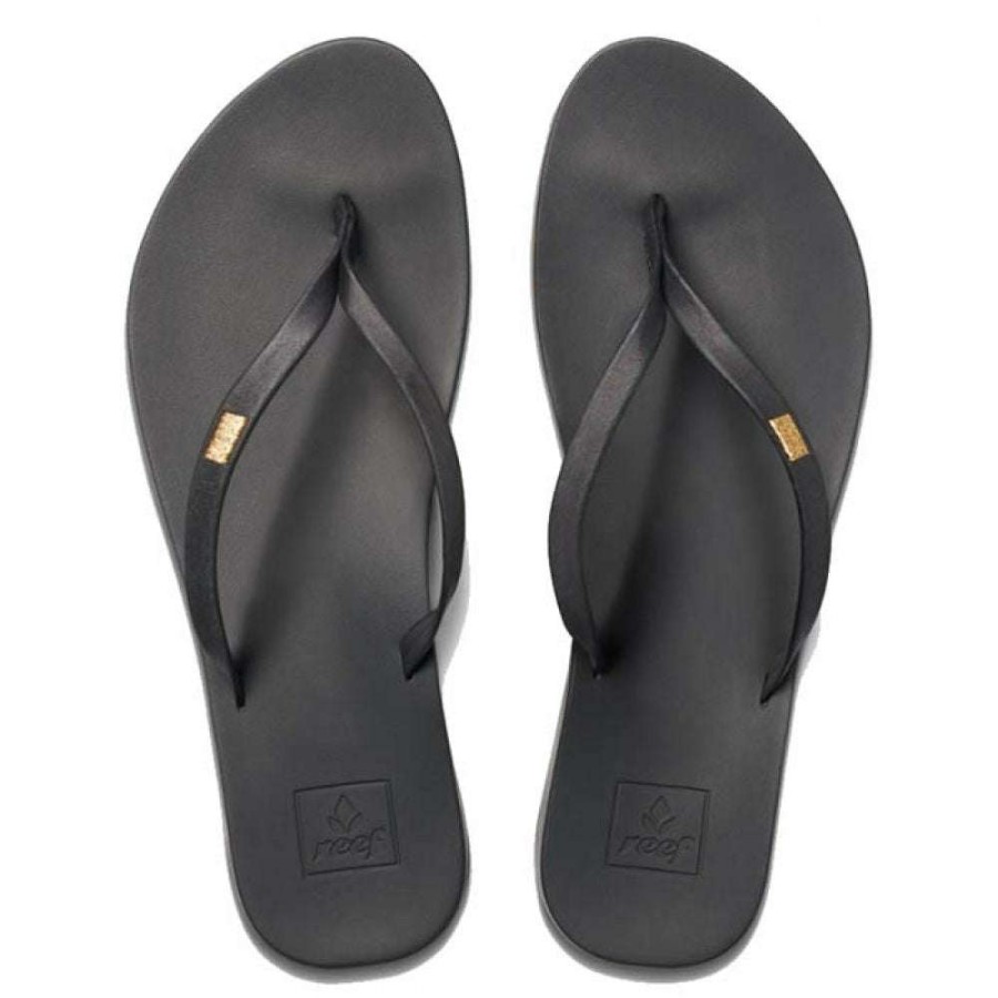 Flip-Flops * | Reef Women'S Cushion Bounce Slim In Black