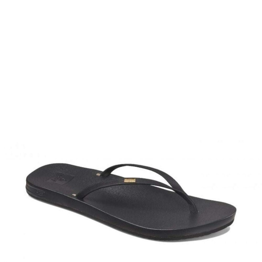 Flip-Flops * | Reef Women'S Cushion Bounce Slim In Black